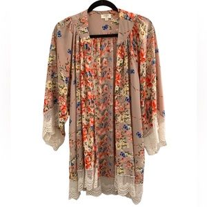 Floral Kimono Cover Up